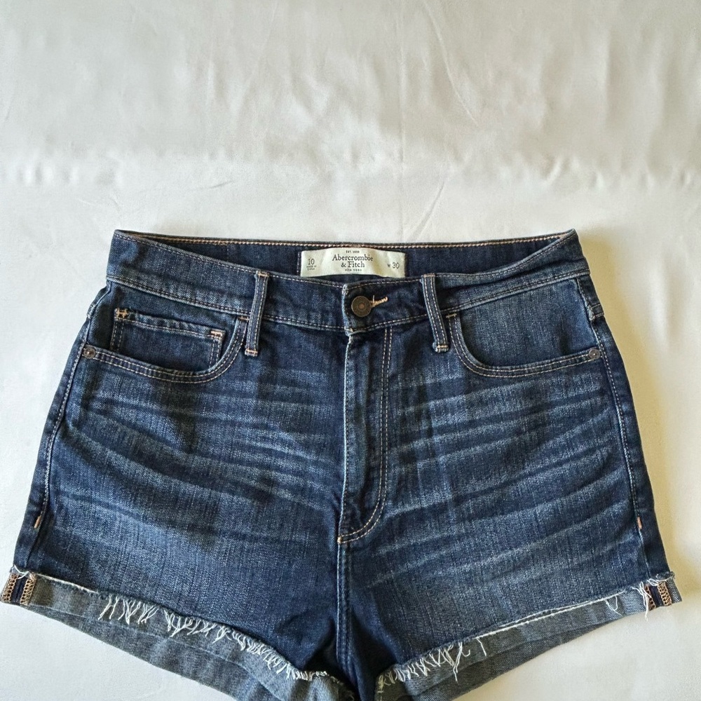 Abercrombie & Fitch Indigo Denim Shorts